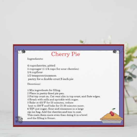 レシピカード (スタンド正面)