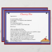 レシピカード (正面/裏面)