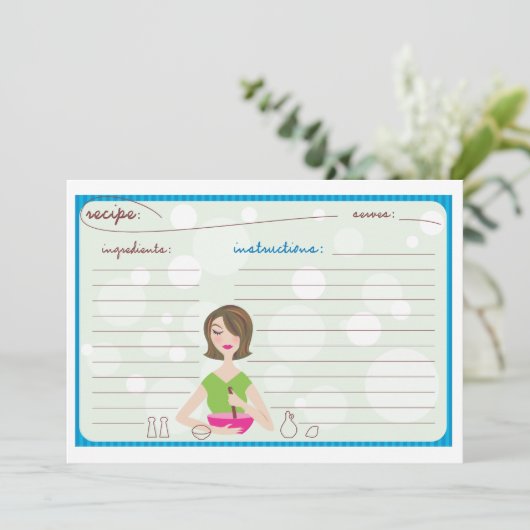 レシピカード (スタンド正面)