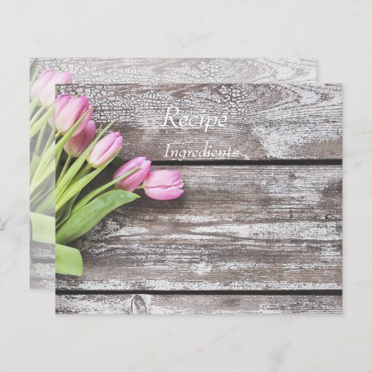 レシピカード (正面/裏面)