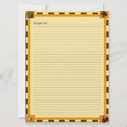 レシピカード (裏面)