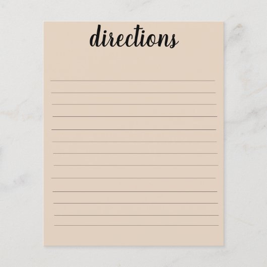 レシピカード (裏面)