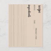 レシピカード (正面)