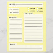 レシピカード (裏面)