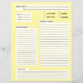 レシピカード (正面)