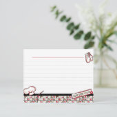 レシピカード。キスザ調理師 ポストカード (スタンド正面)