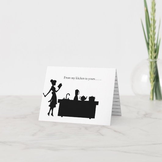 レシピカード – キッチンからキッチンまで サンキューカード (正面)