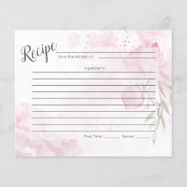レシピカード |パステルダスティピンクローズ&ローズヒップ