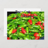 レシピカード – ピーマン ポストカード (正面/裏面)