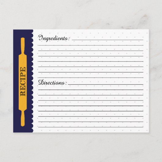 レシピカード ポストカード (正面)
