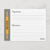 レシピカード ポストカード (裏面)