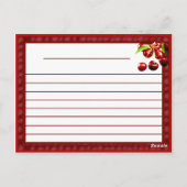 レシピカード ポストカード (裏面)