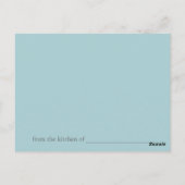 レシピカード ポストカード (裏面)