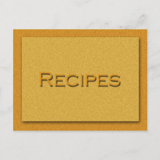 レシピカード ポストカード