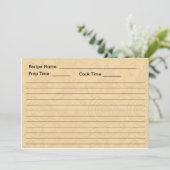 レシピカード – 旋回した太陽 招待状 (スタンド正面)