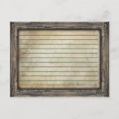 レシピカード |書道素朴カード ポストカード (裏面)