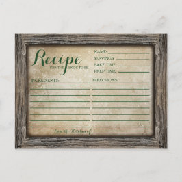 レシピカード |書道素朴カード ポストカード