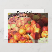 レシピカード – 桃 ポストカード (正面/裏面)