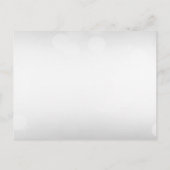 レシピカード | Silver Elegance インビテーションポストカード (裏面)