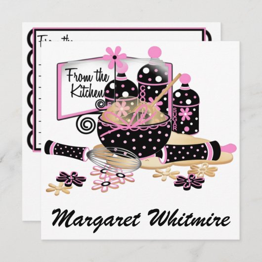 レシピカード – SRF (正面/裏面)