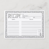 レシピカー結婚ドのエンクロージャカード エンクロージャーカード (正面)