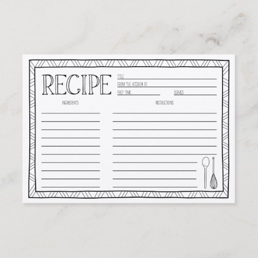 レシピカー結婚ドのエンクロージャカード エンクロージャーカード (正面)