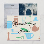 レシピキッチンシェフフードディナーデスティニーの運命 ポストカード (正面/裏面)