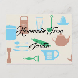 レシピキッチンシェフフードディナーデスティニーの運命 ポストカード