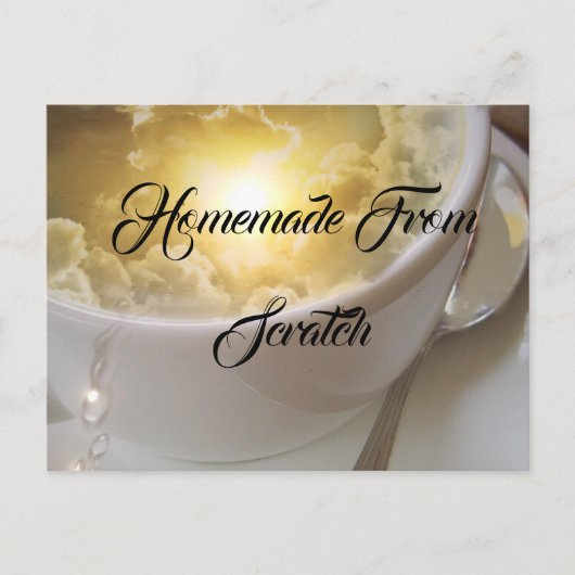 レシピキッチンシェフフードディナーデスティニーの運命 ポストカード (正面)