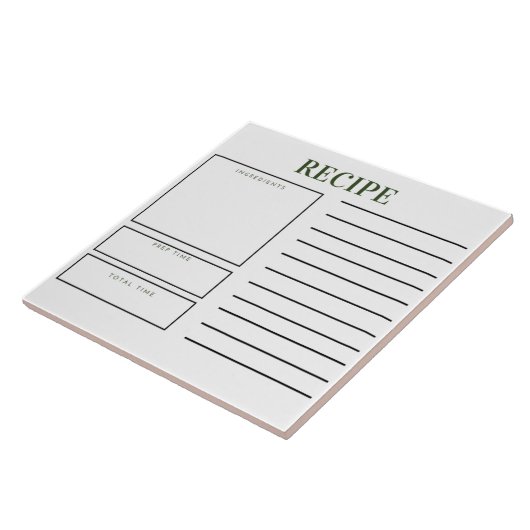 レシピキッチンタイル タイル (側面)