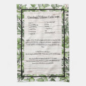 レシピキープサユーカリ白木 キッチンタオル (縦)