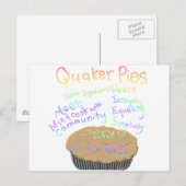 レシピクエーカーパイ ポストカード (正面/裏面)
