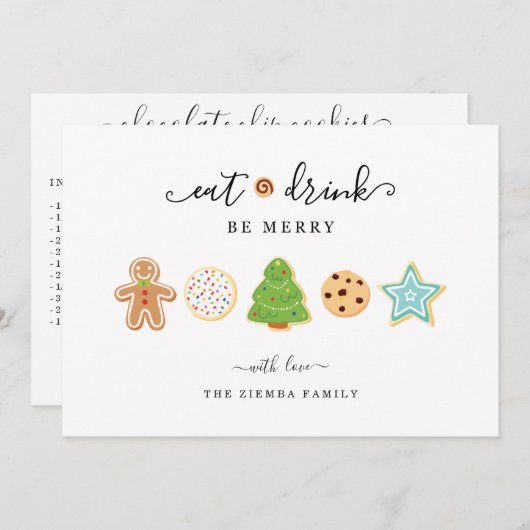 レシピクリスマス (正面/裏面)