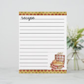 レシピシート (スタンド正面)