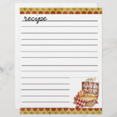 レシピシート (正面/裏面)