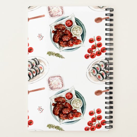 レシピジャーナルノートブック ノートブック (裏面)