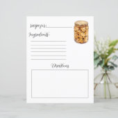 レシピチップクッキーのチョコレートブックページ (スタンド正面)