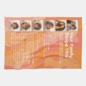 レシピテンプレートのレシピと写真 キッチンタオル (横)