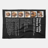 レシピテンプレートのレシピと写真 キッチンタオル (横)