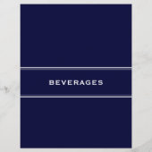 レシピディバイダーデザートNavy Blue (裏面)