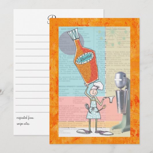 レシピトレーディング (正面/裏面)