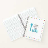 レシピノートブックまたは履歴書レシピの入力 ノートブック (内部)