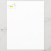 レシピノートブックページレモンデイジーキッチンモダン チラシ (裏面)