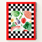 レシピノートブック – デルの家族のお気に入りのレシピ ノートブック (裏面)