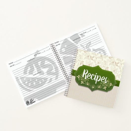 レシピノートブック ノートブック (内部)