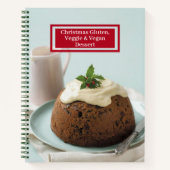 レシピノートブック – Gluten, Veggie +ビーガンデザート ノートブック (正面)
