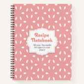 レシピノート空白のレシピ帳  ノートブック (正面)