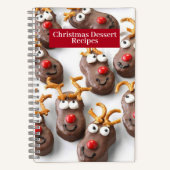 レシピノート – クリスマスデザートレシピ ノートブック (正面)