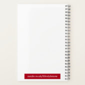 レシピノート – クリスマスペタイザーレシピ ノートブック (裏面)