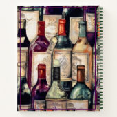 レシピノート – ワイン愛好家 ノートブック (裏面)